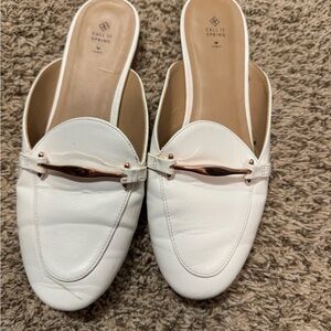 Call It Spring Women's White Mules
